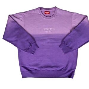 Supreme Lavender and Violet Crewneck Sweater